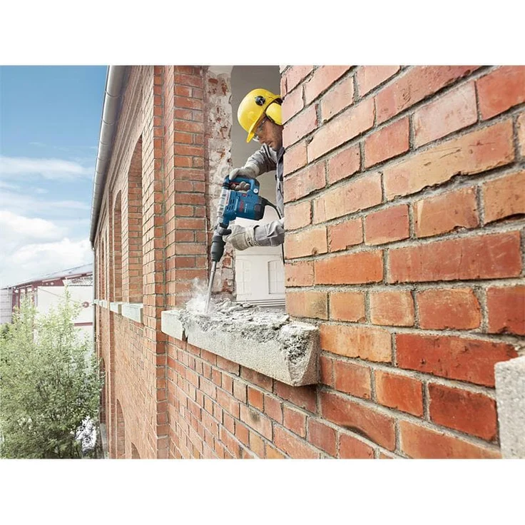 Bosch Professional Schlaghammer GSH 5 (mit SDS-max, 1.150 Watt, 400 mm Spitzmeißel, 8,3 J Schlagenergie, im Koffer) – Bild 8