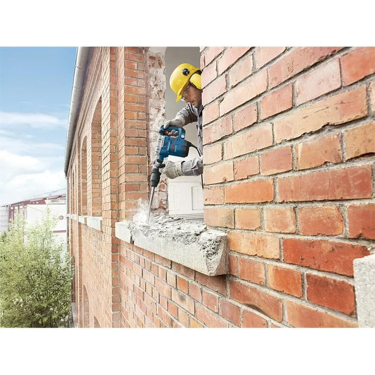 Bosch Professional Schlaghammer GSH 5 (mit SDS-max, 1.150 Watt, 400 mm Spitzmeißel, 8,3 J Schlagenergie, im Koffer) – Bild 4