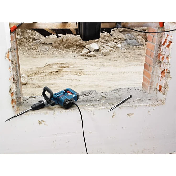 Bosch Professional Schlaghammer GSH 5 (mit SDS-max, 1.150 Watt, 400 mm Spitzmeißel, 8,3 J Schlagenergie, im Koffer) – Bild 5