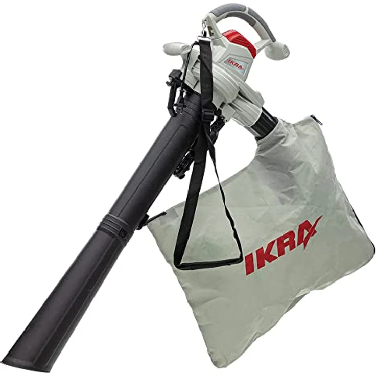 IKRA Elektro Laubbläser & Laubsauger IEBV 3200, mit Blasrohrverlängerung – Bild 16
