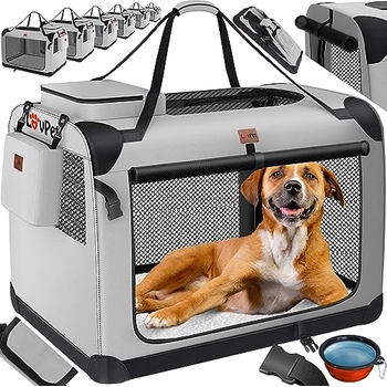 Lovpet® Hundebox Hundetransportbox faltbar XL 81