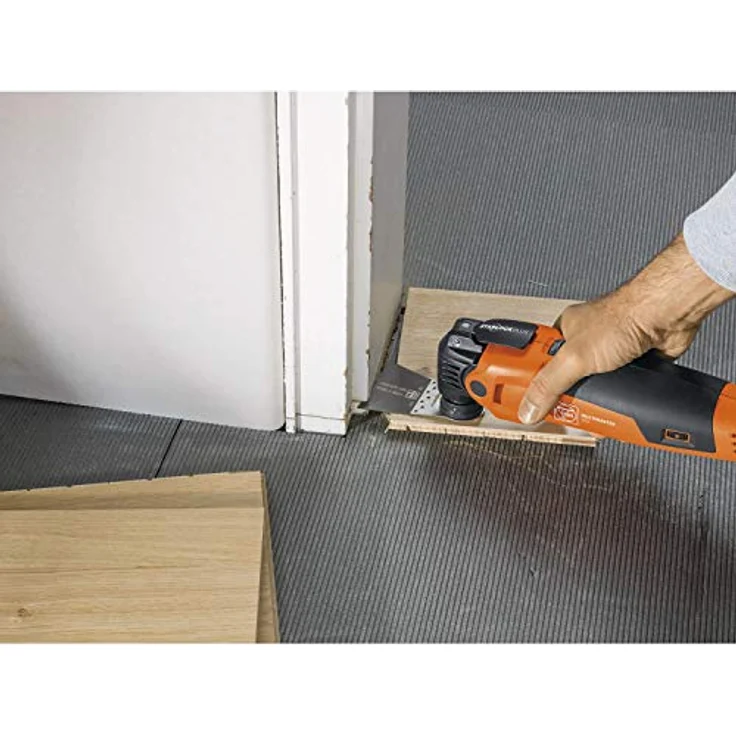 Fein Multimaster mm 500, Multifunktionswerkzeug Set mit 350W, Anti-Vibrationssystem, Starlock Plus Werkzeugaufnahme, QuickIN Schnellspannsystem, inkl. Sägeblätter und Schleifplatten – Bild 4