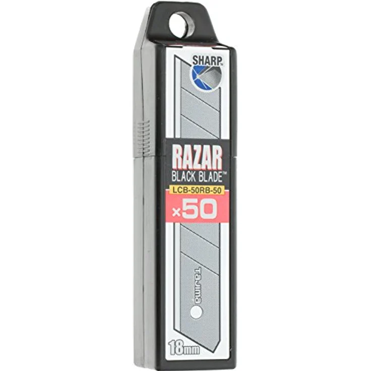 TAJIMA Ersatzklinge RAZAR BLACK 18mm – 50 Stück, TAJ-10312 – Bild 3
