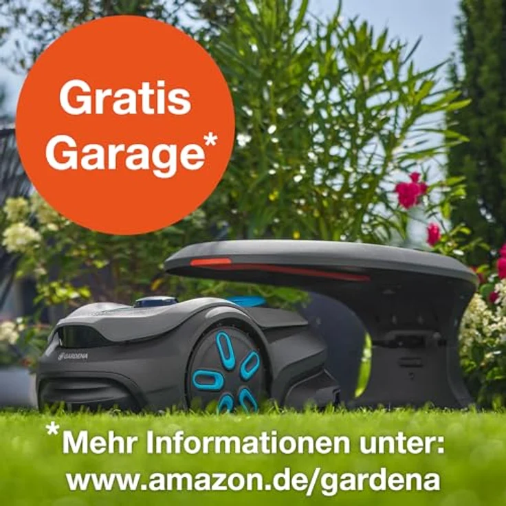 Gardena Mähroboter smart SILENO free 600 m² Set, Rasenroboter ohne Begrenzungskabel, Antikollisions-Radar – Bild 3