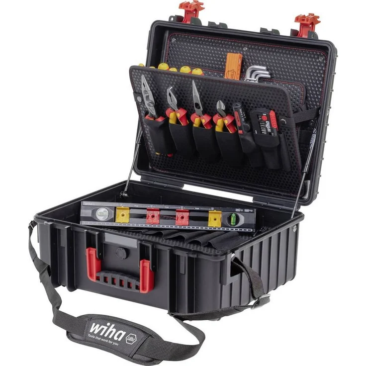 Wiha Werkzeugkoffer Werkzeugkoffer electric 41-tlg, isolierte Schraubwerkzeuge, robustes Design