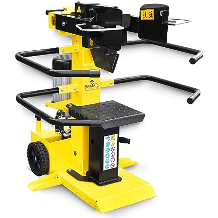 BAMATO Holzspalter HO-8PRO mit Elektroantrieb, 8 t Spaltkraft, schwenkbarer Spalttisch, 2 Arbeitshöhen – Bild 5