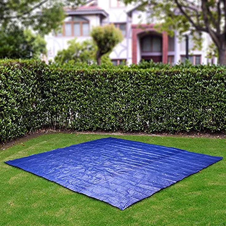 Avenli Pool Bodenplane 330x330 cm Bodenschutzplane Schutzplane Bodenfolie Schutzfolie gegen Poolboden Beschädigung, Unterlage für Pool Schwimmbecken Planschbecken Garten Schwimmbad – Bild 4