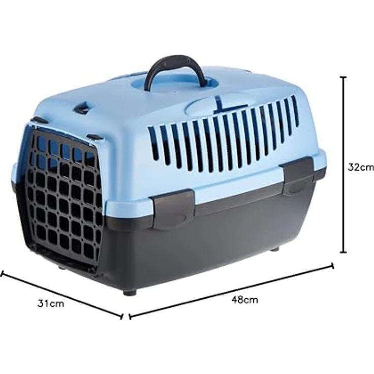 Trixie Transportbox Mini-Capri 1 blau/grau – Bild 6