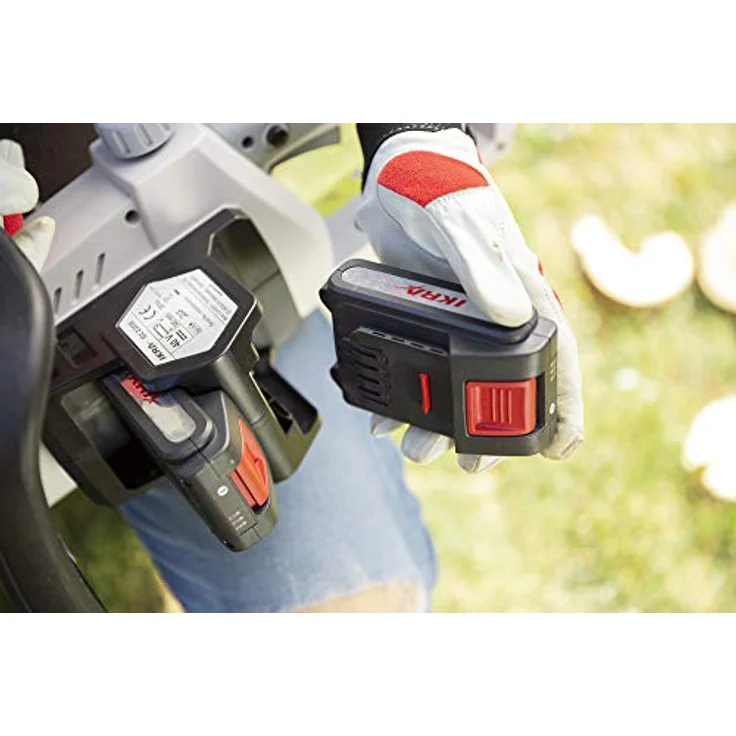 IKRA Akku Kettensäge ICC 2-2035 inkl. 2x Akku & Doppel-Schnellladegerät, Schnittlänge 34,5cm – Bild 5