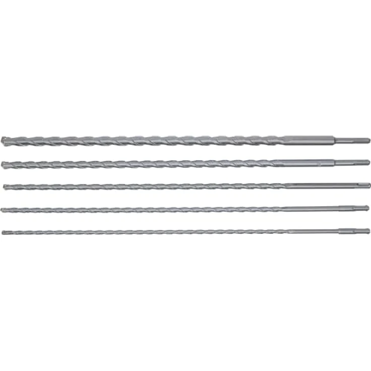 BGS Do it yourself Mauer-Durchbruch-Bohrer-Satz, 5-tlg. SDS-Schaft, 8-20 mm, für Beton und Mauerwerk – Bild 2