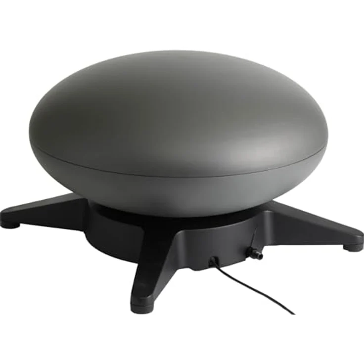 Morsø Forno Spin – Gas-Pizzaofen mit rotierendem Pizzastein aus Aluminium, 57 x 53 x 35 cm, anthrazit, skandinavisches Design – Bild 3