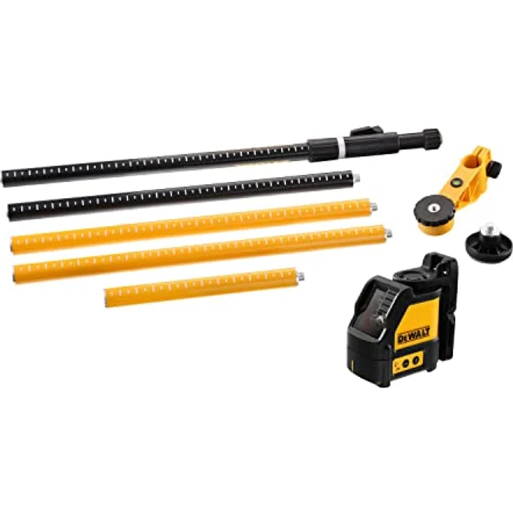 DeWALT Teleskopstab, Teleskopstange DE0882-XJ für Laser mit 1-4-'-' Aufnahme - DW082K, DW084K, DW087K, DW088K, DW089K – Bild 4