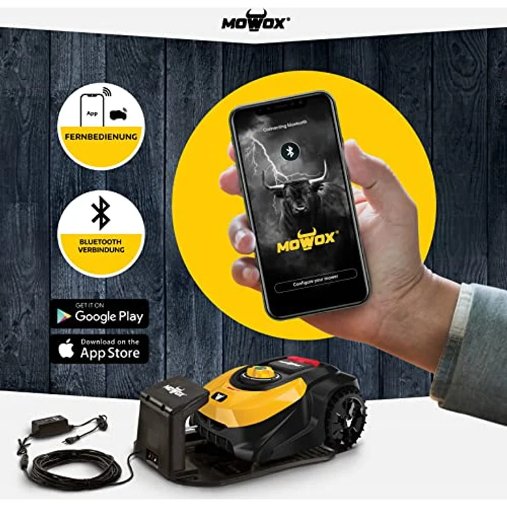 Mowox® RM 1200 Li BT Rasenmäherroboter mit Mehrzonen-Funktion für Rasenfläche bis 1200m², 28V Max Lithium, APP-Steuerung per Bluetooth, inkl. Zubehör - Preisvergleich – Bild 4