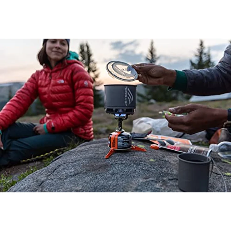 Jetboil Stash, ultraleichter Campingkocher mit FluxRing Technologie, 0,8 L Topf, 200 g, inkl. Kanisterstabilisator – Bild 4