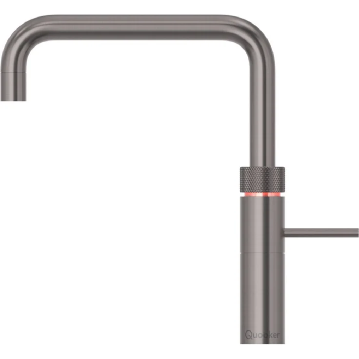 QUOOKER Küchenarmatur Fusion Square, Mischbatterie mit PRO3 Reservoir, 3L, Gunmetal, inkl. 7 Jahre Garantie