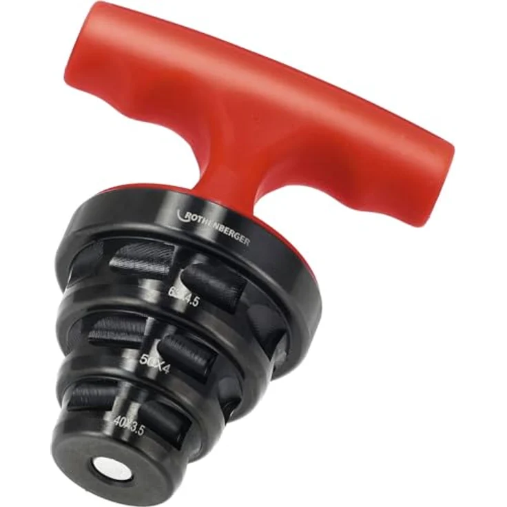 Rothenberger Rohrkalibrator ROCALIBER L 40/50/63mm mit RO-Ratchet Funktion, T-Griff und doppelter Funktion, blau – Bild 5