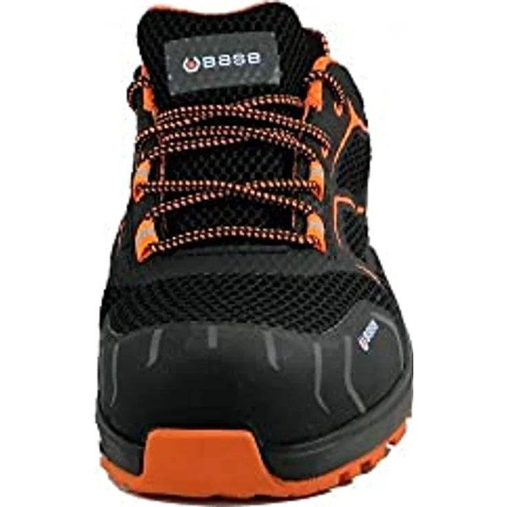 Base Footwear Sicherheitsschuh BASE Kaptiv, atmungsaktives Mesh, Durchtrittsichere Sohle, Aluminium Schutzkappe, schwarz/orange – Bild 7