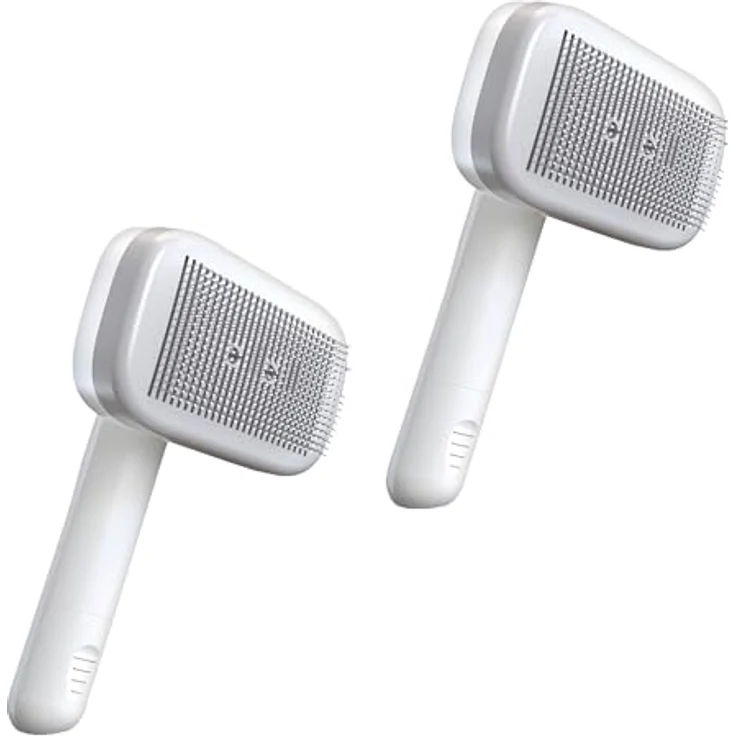 Mediashop PiddiPet IonBrush Ionen Tierhaarbürste Doppelpack, Hundebürste & Katzenbürste mit Ionen-Technologie, entfernt Verfilzungen, batteriebetrieben, geräuschlos – Bild 1