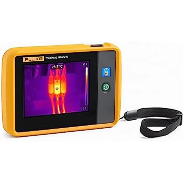 Fluke Thermal Imaging Camera TiS20+, tragbare Wärmebildkamera mit IR-Fusion und WLAN-Funktion, robust und staub-/wasserfest – Bild 4