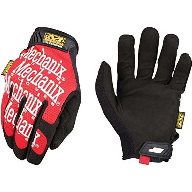 Mechanix Wear Mechanix Herren Original® Arbeitshandschuhe, mittel, rot, mit TrekDry-Technologie und touchscreen-fähigem Kunstleder