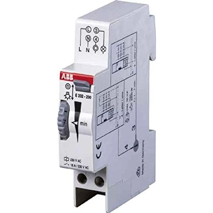 ABB E232E-230-MULTI10, Treppenlicht-Zeitschaltuhr für individuelle Lichtsteuerung
