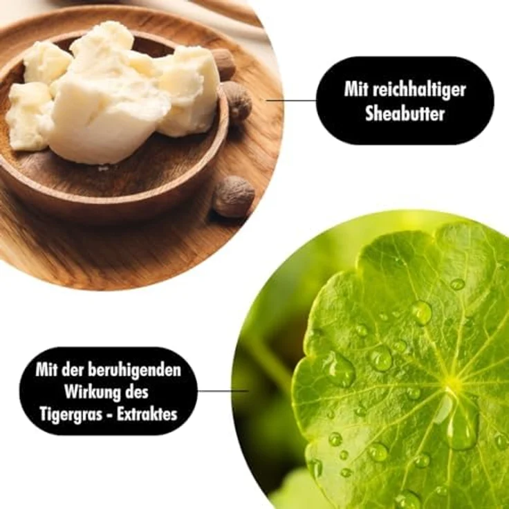 Believa Tattoo Vegane Tattoocreme, ÖKO-Test "GUT", 50ml - Tägliche Pflege mit Tigergras, Aloe Vera und Sheabutter – Bild 3
