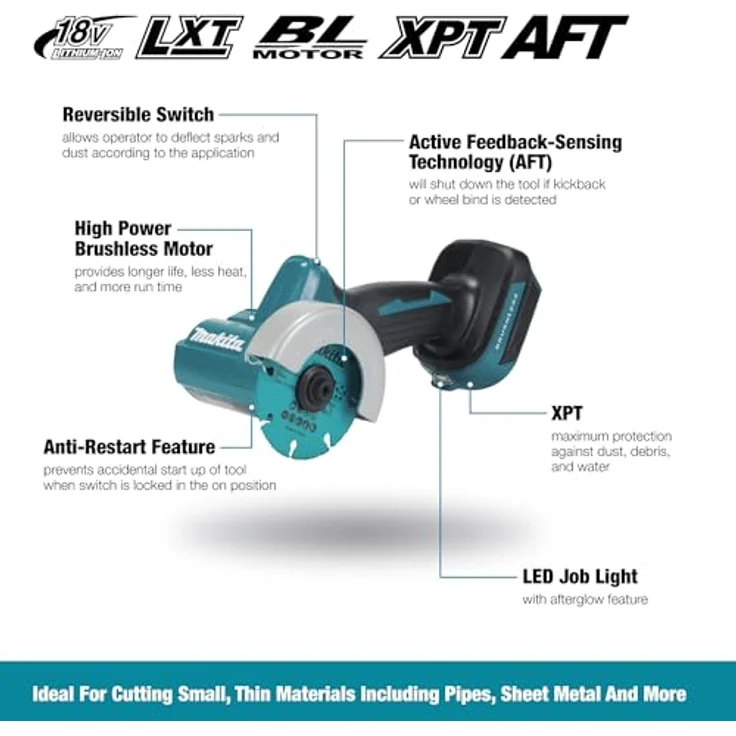 Makita, Winkelschleifer, DMC300Z (76 mm) – Bild 2