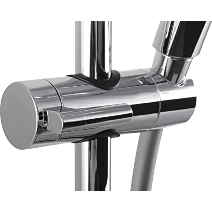 aquaSu Brausegarnitur Lepoldo, Höhe 60 cm, 3 Strahlart(en), Dusch-Set, Chrom, Anti-Kalk-Funktion, 723046 – Bild 4