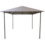 Trend Line Pavillon-Ersatzdach TrendLine Ersatzdach Como Hellgrau, wasserabweisend und Sonnenschutz, 295 x 295 cm