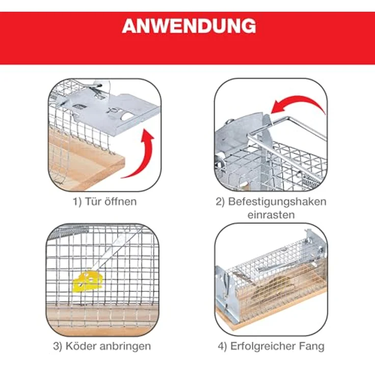 Swissinno Holz-Mauskäfig  – Bild 5