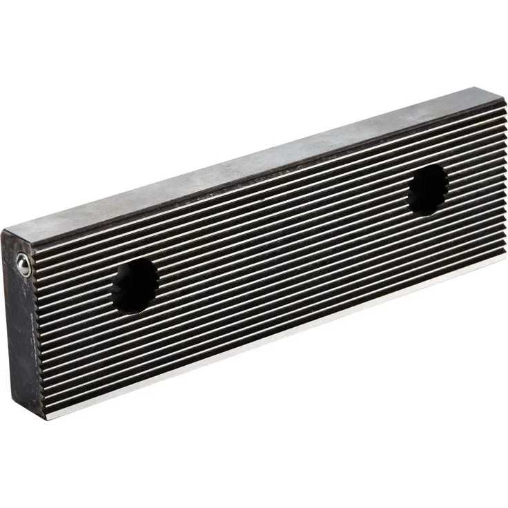 ELC Schraubstock Spannbacke 125 mm, passend zu ARNO/CNC/Bull KESEL, Backenhöhe 39,2 mm, Dicke 12 mm