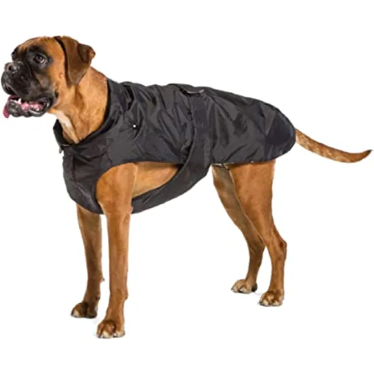Fashion Dog Hundemantel speziell für Boxer - schwarz - 65 cm