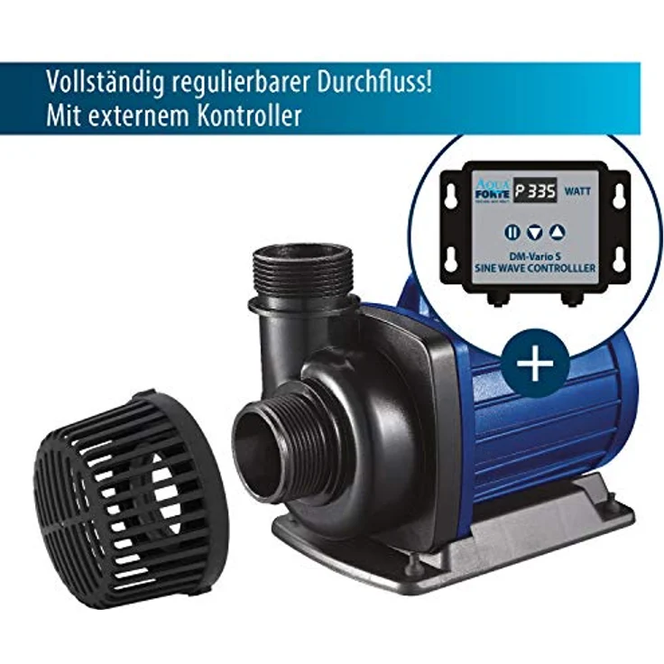 SIBO Aqua Forte regelbare Teichpumpe DM Vario 30000 S 115 bis 335 Watt – Bild 3