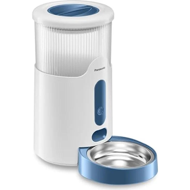 Panasonic CP-JNF01CW Smart Pet Feeder, automatischer Futternapf mit 2,8 l Fassungsvermögen und App-Steuerung für Katzen und kleine Hunde – Bild 9