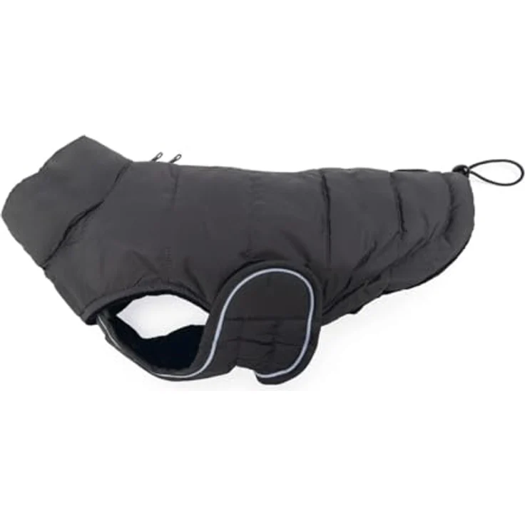 Designed By Lotte Hundepullover Zhanti - Hundemantel - Grau - 28 cm, wasserdicht, Samt gefüttert, elastische Beinschnüre – Bild 5