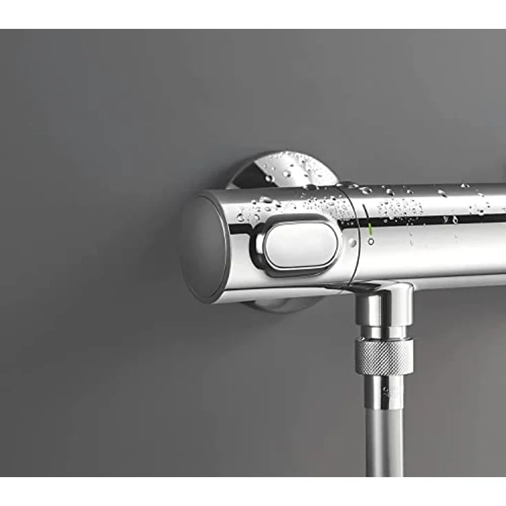 GROHE Precision Flow - Thermostat-Brausebatterie (wassersparend, Sicherheitssperre bei 38°C, langlebige Oberfläche), chrom, 34840000 – Bild 5