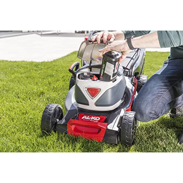 AL-KO Akku-Rasenmäher 46.2 Li SP-W Comfort, 46 cm Schnittbreite, Akkufach für bis zu 2 Akkus 36 V Li-Ion,für Flächen bis 800 m²,zentrale Schnitthöhenverstellung, Grau – Bild 5