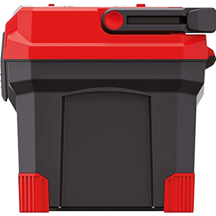 Kistenberg TITAN Plus, Multifunktionale Werkzeugkiste mit Aluminiumgriff, transparenter Organizer und robustem Polymerkörper – Bild 3