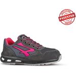 U-Power RL20216 U-Power Verok Sicherheitshalbschuh, Nylon/Veloursleder, Aluminiumkappe, Durchtrittsicher, S1P SRC ESD