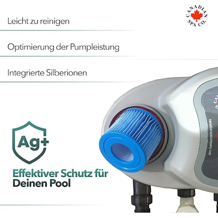 Canadian Spa Filterset für portable Whirlpools, 4er Pack, antimikrobielle Beschichtung, optimiert Pumpenleistung – Bild 4