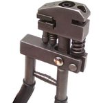 Apex Lochzange Absetz Zange Abkantzange Falzzange 06127 Auto Reparatur Blech, 1-tlg. 2 in 1 Kombinierte ABSETZ- und LOCHZANGE, gehärtete Absetzbacken, Spezial-Werkzeugstahl, gummierte Griffoberfläche, 5 mm Lochdurchmesser, blau - Preisvergleich