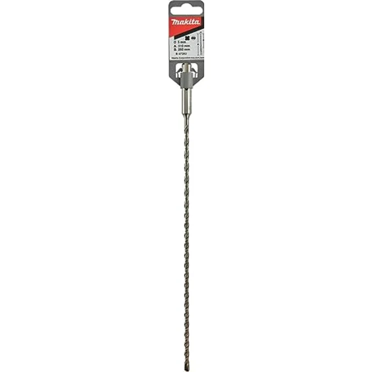 Makita HM Bohrer v-plus, Ø 5,0 mm, Länge 310 mm, SDS-plus, hohe Bohrgeschwindigkeit, Punktgenaues Anbohren – Bild 5