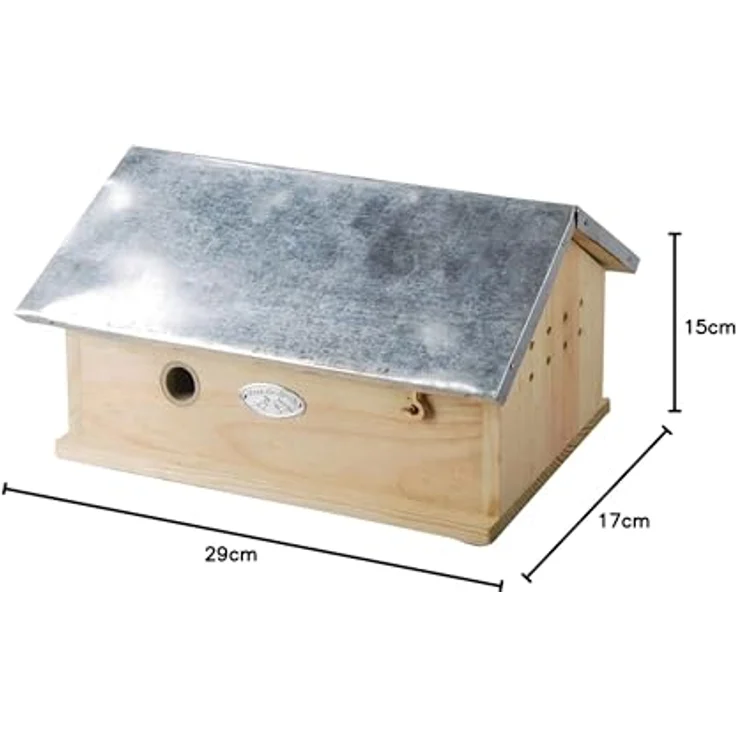 Esschert Design Hummelhaus Nistkasten Nisthöhle 29,2 x 17,3 x 17,5cm – Bild 3