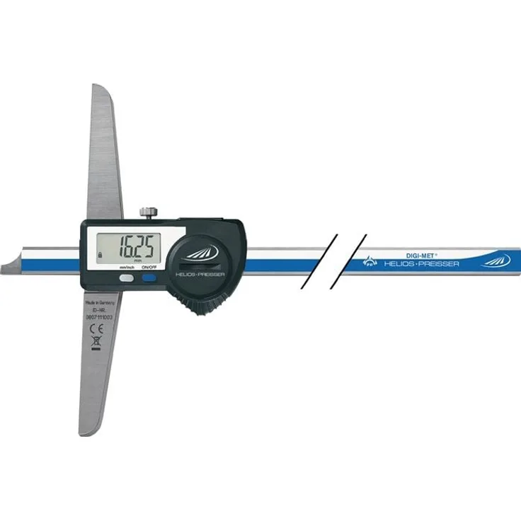 Mahr GmbH HELIOS-PREISSER Tiefenmessschieber DIN 862 DIGI-MET IP67, digitale Messschiene 500mm mit QuickLock-Funktion und variablem Datenausgang