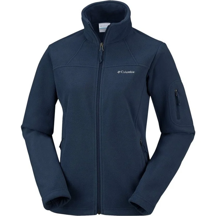 Columbia Fleecejacke Fast Trek™ II mit Oberarmtasche, Damen, robustes Material, Stehkragen, Schwarz – Bild 1