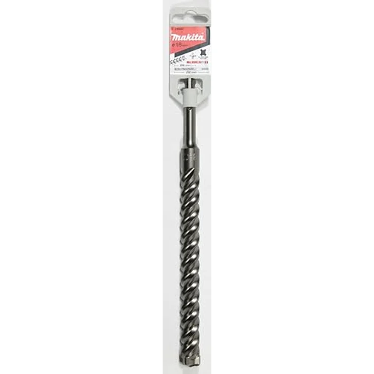 Makita NEMESIS II SDS+ Bohrer, vierschneidiger HM Bohrer 18x250 mm mit optimierter Schneidengeometrie und Vollhartmetallkopf – Bild 4