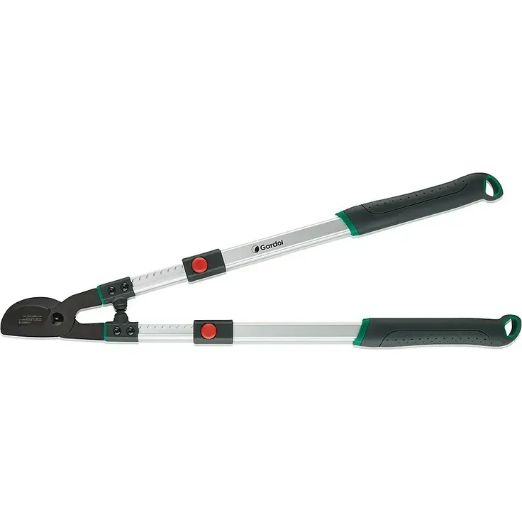 Gardol GDB37 Teleskop-Astschere, 37 mm, 62–88 cm, antihaftbeschichtete Messer, gehärteter Stahl, ergonomische Griffe