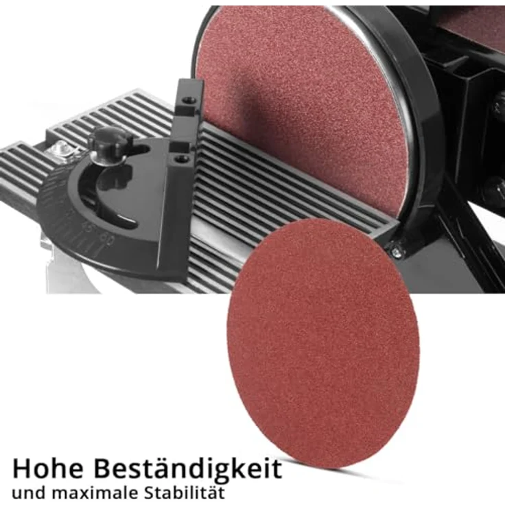 STAHLWERK Schleifscheiben 10er Set, 150 mm mit K100 Körnung, Schleifpads für Tellerschleifer und Schleifgeräte, Industrie-Qualität – Bild 3