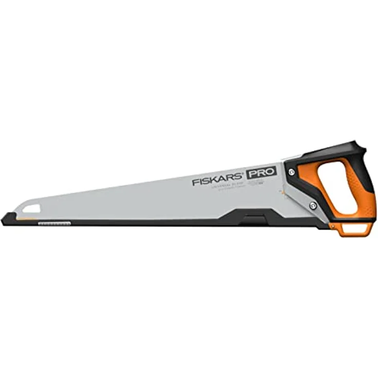 Fiskars Pro Handsäge für weiches Holz, Sägeblattlänge: 55 cm, 11 TPI, Schwarz/Orange, PowerTooth, 1062918 – Bild 2