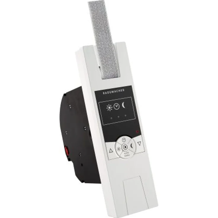 Rademacher RolloTron Standard 1300-UW, elektrischer Gurtwickler für Rollladen bis 45 kg, 23 mm Gurtband, mit Memoryfunktion und beleuchteten Symbol-LEDs – Bild 2